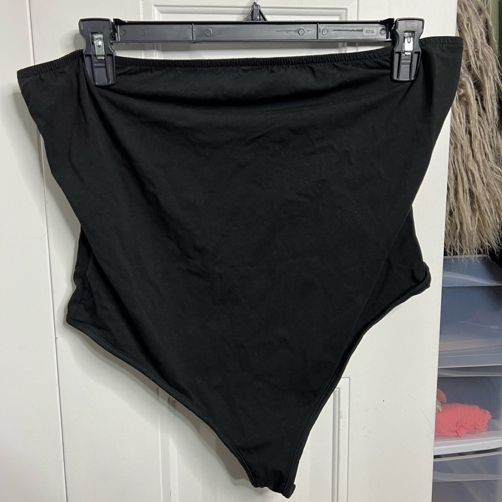 Plus Size Black Body Suit